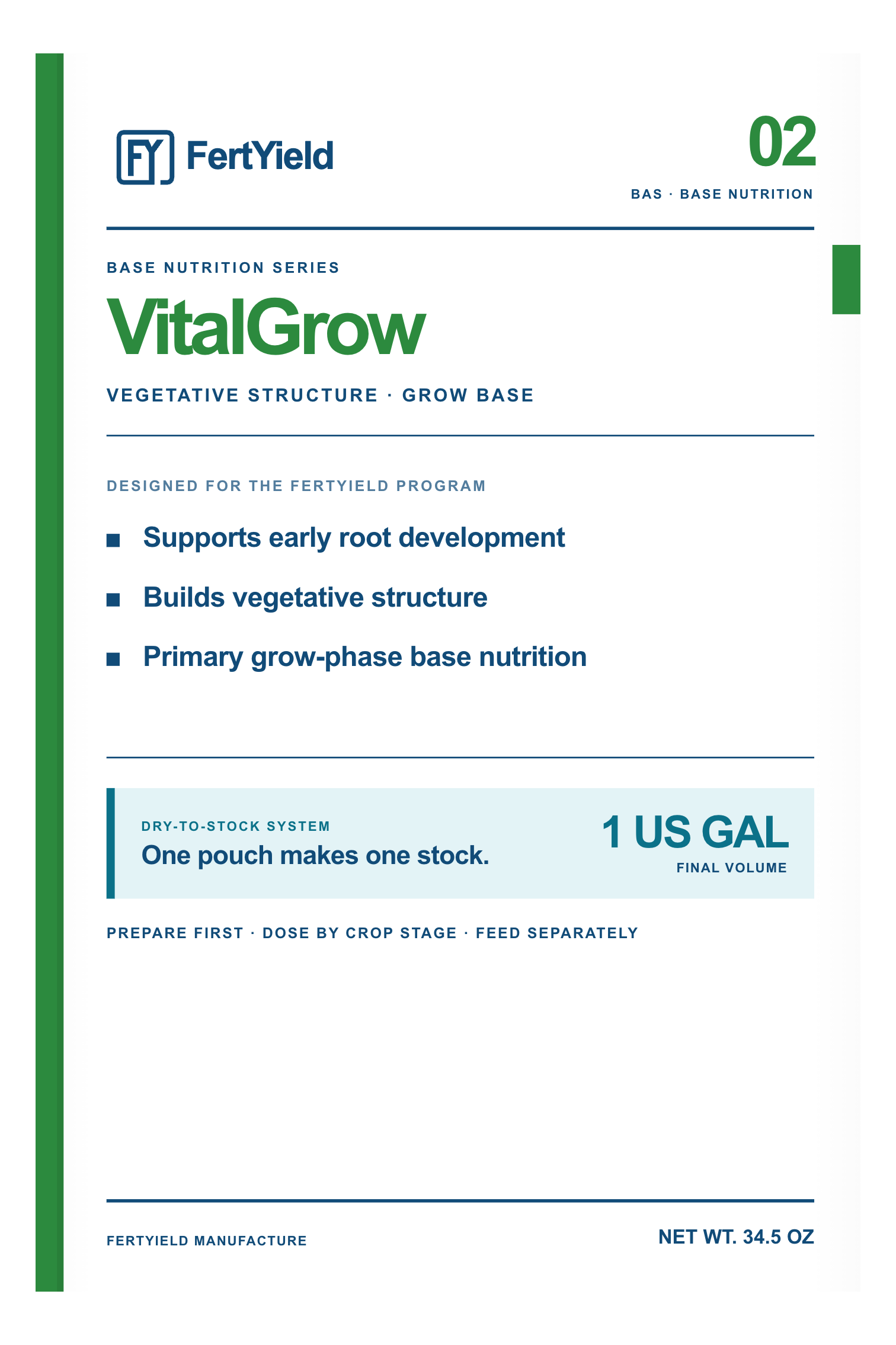 VitalGrow front package label
